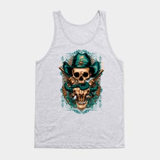 Cowboy Skull Tank Top